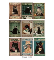 Cats Kedi Mizah Temalı Laptop Tablet Telefon Defter Sticker Set3