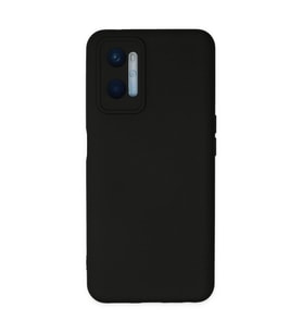 Oppo A96 Kılıf Nano İçi Kadife Silikon - Siyah
