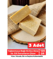 Lüks %100 Doğal Güzel Kokulu El Yüz Saç Vücut Cilt Orijinal Bitkisel Salyangoz Sabunu 120G - 3 Adet