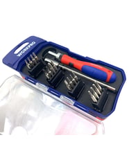 WORKPRO WP200516 18 Parça Profesyonel CR-V Cırcırlı Hassas/Elektronikçi Bits Tornavida Seti