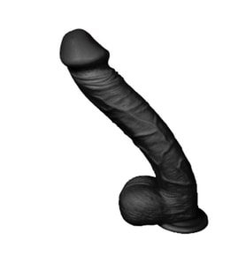 OdinsShop 33 cm Realistik Dev siyahi Penis