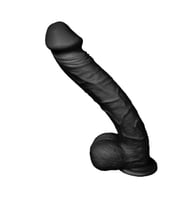 OdinsShop 33 cm Realistik Dev siyahi Penis