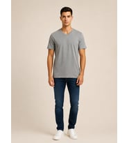 VİGOSS BATTAL V YAKA ERKEK T-SHIRT B3125-03370
