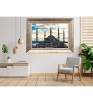 Gümüş Çerçeveli dekoratif Tablo as1392