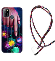 INFINIX Smart 4 5 6 Zero 8 S5 Pro Kılıf Boyun Asklı Rasta Silikon Finger planet 1740