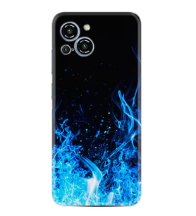 Reeder S23 Max Pro Kılıf Silikon Desen Özel Seri Blue Fire 1678