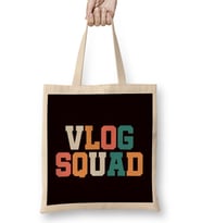 Vlog Squad Vlogger Vlogging Travel Food Beauty Influencer Bez Çanta Uzun Saplı