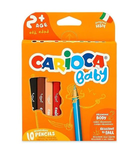 Carioca Jumbo Bebek Üçgen Kuru Boya Kalemi 10'Lu 42819