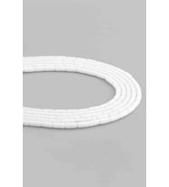 Cam Mat Beyaz Silindir Kesim 5x10mm Dizi