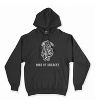 Sons Of Anarchy Siyah Kapşonlu Sweatshirt Hoddie