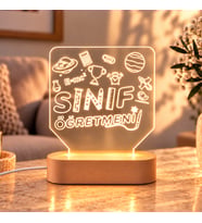 Sınıf Öğretmenine Özel Gece Lambası