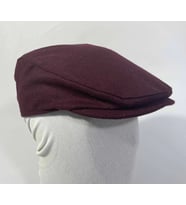 Erkek Düz Kalın Kasket (Bordo)