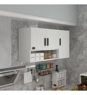 Kenzlife hazır mutfak mirena22 byz 060*120*22 mutfak banyo dolabı kapaklı raflı (Karışık)