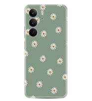 Realme C75 Kılıf Boutique Baskılı Resimli Yeşil Papatyalar Pcode -041