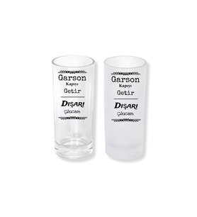 Ghostbastır Design Sarhoş Sözlü Buzlu / Buzsuz Seçenekli Rakı Bardağı – 1 Adet Şık Sunum Bardağı 0195