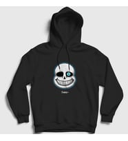 Presmono Unisex Siyah Face Sans Undertale Kapüşonlu Sweatshirt 32687tt