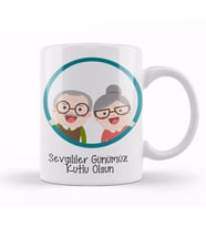Sevgililer Günü Sevgiliye Hediye 0101 Kupa Bardak Porselen