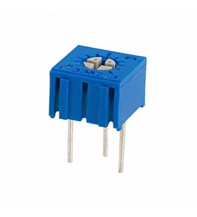 Trimpot 3362P-501 (500R) x 1 Adet  (rf096) (Mavi)