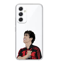 Samsung Galaxy S24 PLUS Uyumlu Kaka Leite Futbol Tasarımlı Şeffaf Telefon Kılıfı