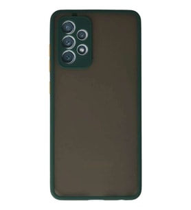Galaxy A72 Kılıf Montreal Silikon Kapak - Koyu Yeşil