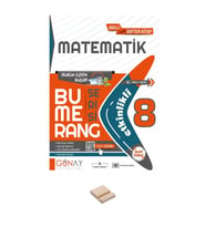 LGS 8.Sınıf Bumerang Matematik Konu Anlatımlı Soru Bankası ve Telefon Standı