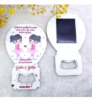 Hayaller Dükkanı 30 Adet Abla Kardeş İkiz Kız Bebek Magnetler Balon Açacak HDBL41