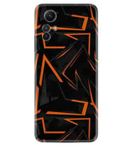 Xiaomi Redmi Note 12S Kılıf Silikon Desen Özel Seri Zigzaglar 1651