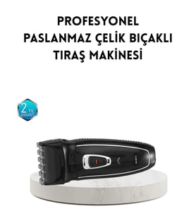 Mey İthalat® Unisex Şarjlı Saç ve Sakal Kesme Makinesi – Sessiz Motor, 1–12 mm Ayarlanabilir Başlık