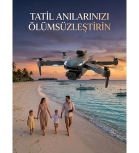 Canlı Görüntü Aktarımlı Katlanabilir Kamera Dron