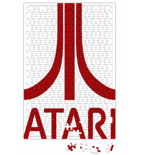 Atari Logo Oyun Game Over Atari Puzzle 240 Parça Yapboz