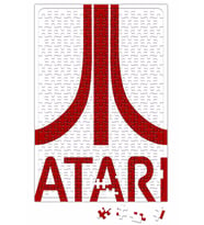 Atari Logo Oyun Game Over Atari Puzzle 240 Parça Yapboz
