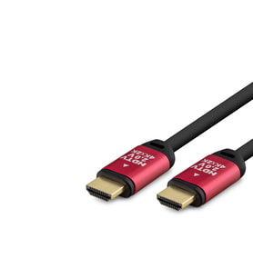 Hdmi 2.0 Kablo 4K Uhd Od 8.0 Mm 10 M - Siyah Kırmızı HDX2035