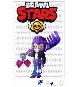 Brawl Stars Rockabılly Mortıs Puzzle 240 Parça Yapboz