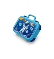 CORAL HIGH 39152 KIDS SİYAH RENKLİ NEON DESENLİ 2 BÖLMELİ PASLANMAZ ÇELİK YEMEK KABI
