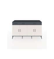 Kronos Konsol 4 Raflı 3 Çekmeceli 4 Kapaklı 176x59x99 Antrasit-Aytaşı/Antrasit