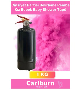 Premium Ambalajı Yazısız İbaresiz 1 Kg Cinsiyet Partisi Belirleme Pembe Kız Bebek Baby Shower Tüpü
