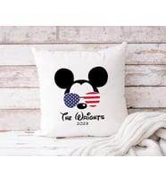BK Gift Kişiye Özel Disney Tasarımlı Beyaz Kırlent Yastık, Ev Hediyesi, Ev Dekorasyonu, Dekoratif Hediye-7