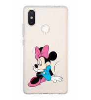 Xiaomi Mi 8 Se Uyumlu Kapak Minnie Mouse Tasarımlı Şeffaf Silikon Kılıf