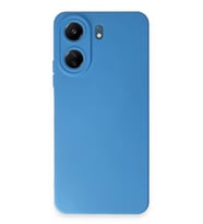 Newface Xiaomi Redmi 13C Kılıf Nano içi Kadife Silikon - Mavi