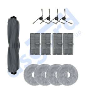 Dreame X40 MASTER-X40 ULTRA-L40 ULTRA UYUMLU 1 Ana Fırça 4 Yan Fırça 4 Filtre 4 Mop