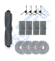 Dreame X40 MASTER-X40 ULTRA-L40 ULTRA UYUMLU 1 Ana Fırça 4 Yan Fırça 4 Filtre 4 Mop
