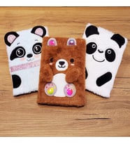 Panda Tasarımlı Peluş Defter