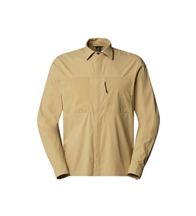 The North Face M L/S Lightrange Shirt Erkek Outdoor Ceketi NF0A8B53LK51 Haki (Krem)
