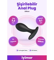 Şişirilebilir Silikon Arka Plug – iyimor