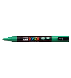 UNİ POSCA SU BAZLI POSTER MARKER 0.9-1.3 PC-3M YEŞİL
