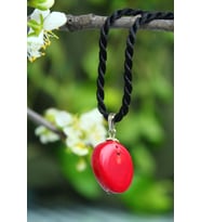 STONEAGE JEWELLERY Mercan Doğal Taş Kararlılık Bayan Kolye