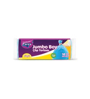 Güçlü Çöp Torbası Jumbo Boy 10'lu 80 x 110 cm