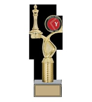 ODAK KUPA - Figürlü Kupalar - Satranç Figürlü Kupalar FG-015 C - 31 cm