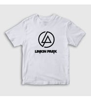 Presmono Unisex Çocuk Beyaz Logo Linkin Park T-Shirt 97807tt (Beyaz)
