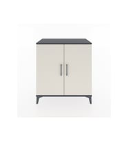 Hyperion Şifonyer 2 Raflı 2 Kapaklı 88x44x96 Antrasit-Aytaşı